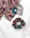 Хустинка 100% італійський шовк MALLOW Silk та в подарунок резиночка, забарвлення: Квіти 1074 фото 1