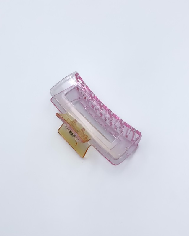 Крабик Прозорий глянцевий MALLOW accessories , довжина 10 см 884 фото