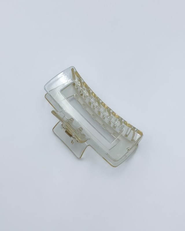 Крабик Прозорий глянцевий MALLOW accessories , довжина 10 см 884 фото
