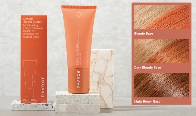 Тонуючий бальзам Davroe Chroma Colour Treatments Sunset Copper 1209 фото