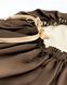 Шовкова шапочка для сну MALLOW Silk 100% шовк колір ваніль-шоколад 1059 фото 4