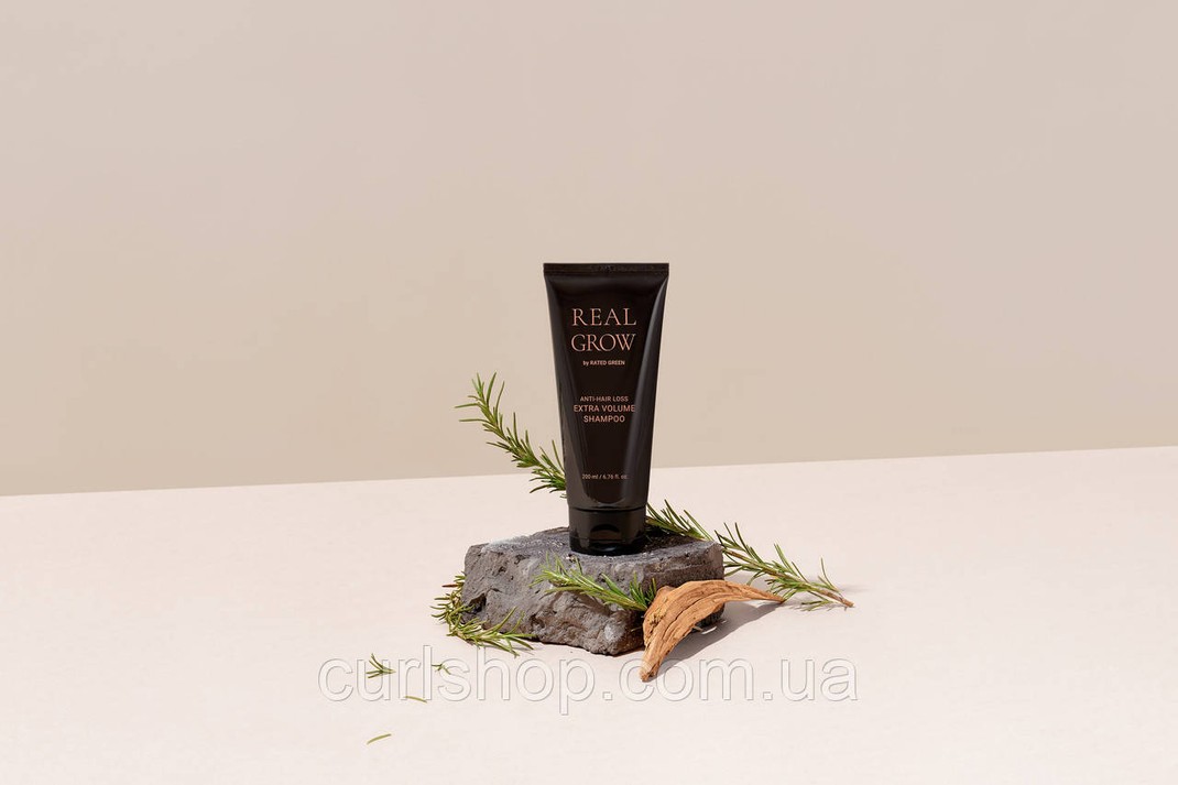 Шампунь Rated Green для об'єму волосся та профілактики випадіння Real Grow Anti Hair Loss Extra Volume Shampoo 249 фото
