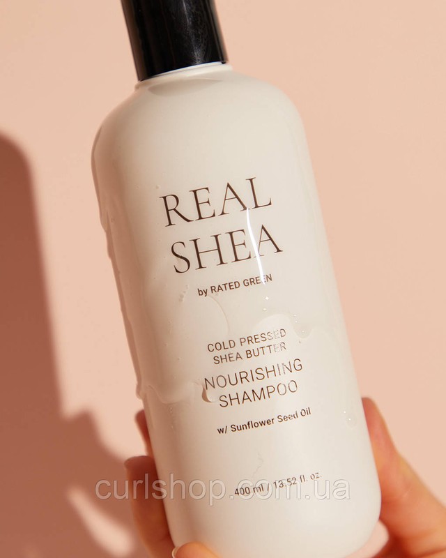 Шампунь Rated Green живильний шампунь з маслом ши для сухого, кучерявого та пошкодженого волосся Real Shea Nourishing Shampoo 250 фото