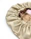 Шовкова шапочка для сну MALLOW Silk 100% шовк, колір леопард-латте 1050 фото 2