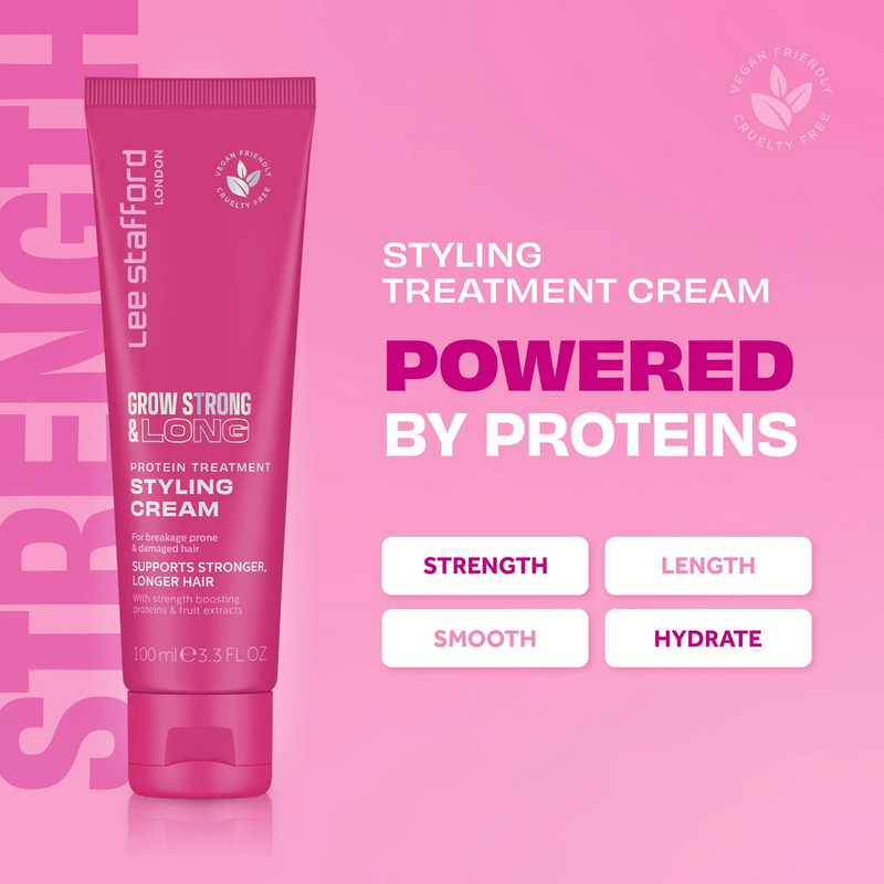 Крем протеїновий Lee Stafford Grow Strong & Long Protein Treatment Styling Cream для стайлінгу 1217 фото