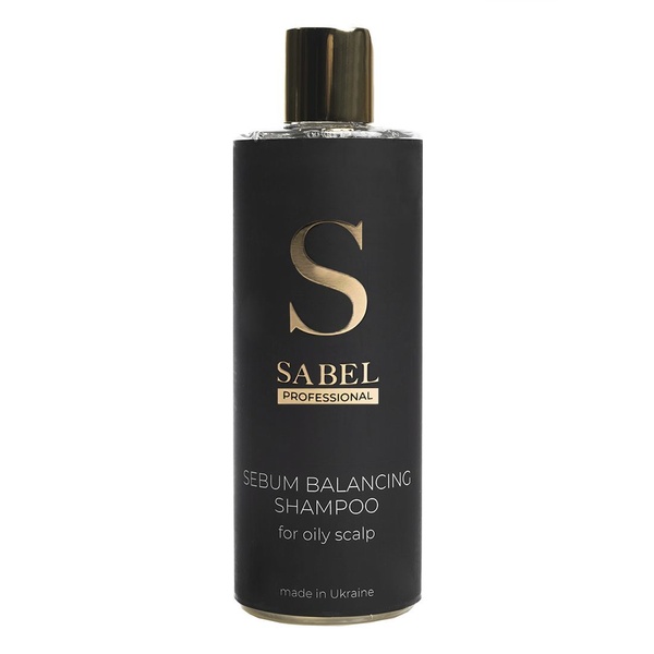 Шампунь SABEL SEBUM BALANCING SHAMPOO for oily scalp для жирної шкіри голови інтенсивне очищення  1242 фото