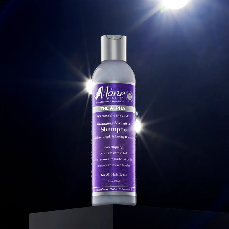 Шампунь The Mane Choice зволожуючий для розплутування волосся The Alpha Easy On The CURLS - Detangling Hydration Shampoo 13003 фото