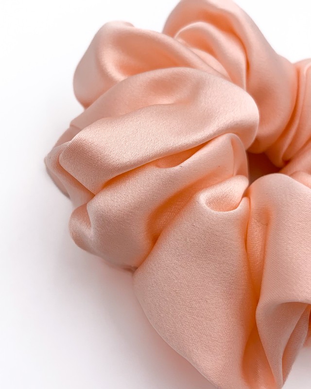 Резинка MALLOW Silk зі 100% шовку колір ніжний персик 1124 фото