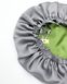 Шовкова шапочка для сну MALLOW Silk 100% шовк, колір весна-срібло 1032 фото 1