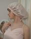 Шовкова шапочка для сну MALLOW Silk 100% шовк, колір весна-срібло 1032 фото 8
