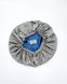 Шовкова шапочка для сну MALLOW Silk 100% шовк, колір срібло-небо 1031 фото 4