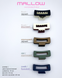 Крабик двосторонній матовий MALLOW accessories , довжина 10 см 856 фото 1