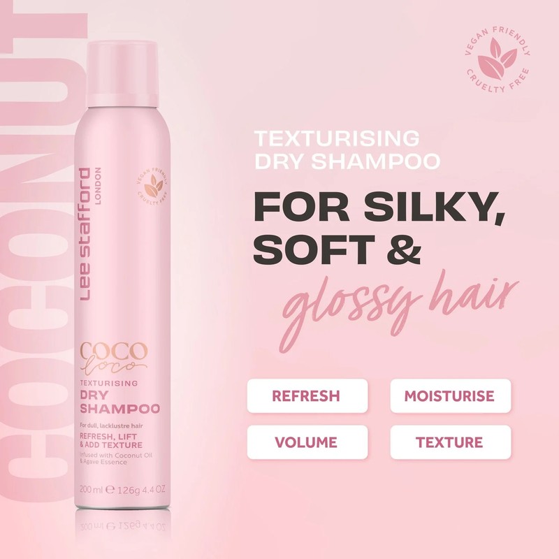 Сухий шампунь Lee Stafford Coco Loco Texturising Dry Shampoo 1311 фото
