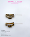 Крабик леопардовий глянцевий MALLOW accessories , довжина 8 см 871 фото 1