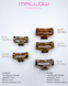 Крабик леопардовий глянцевий MALLOW accessories , довжина 8 см 871 фото 6