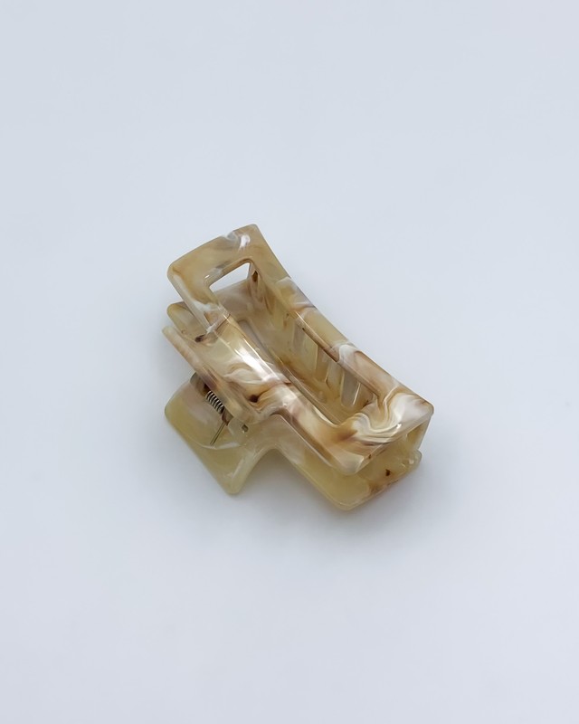 Крабик мармуровий глянцевий MALLOW accessories , довжина 8,5 см 757 фото
