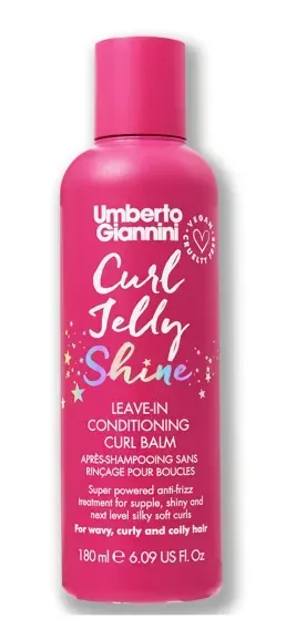 Незмивний кондиціонер Umberto Giannini Curl Jelly Shine – легкий бальзам для локонів з термозахистом