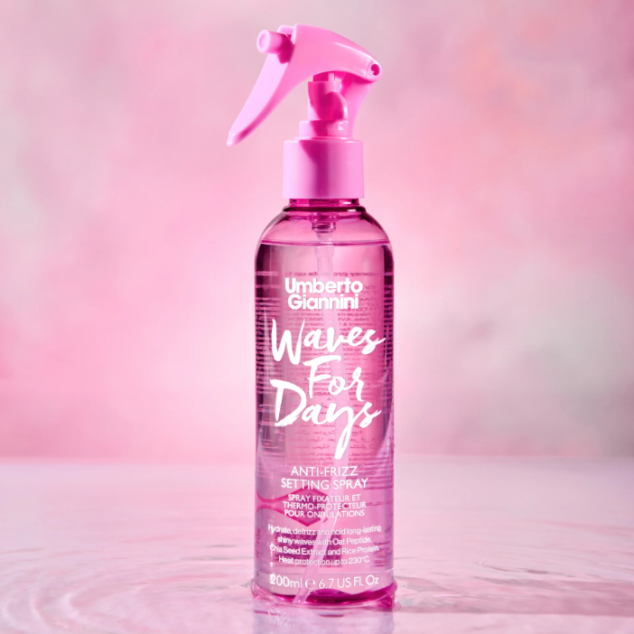 Спрей для фіксації хвиль з термозахистом Umberto Giannini Waves for Days Anti-Frizz Setting Spray 0378 фото