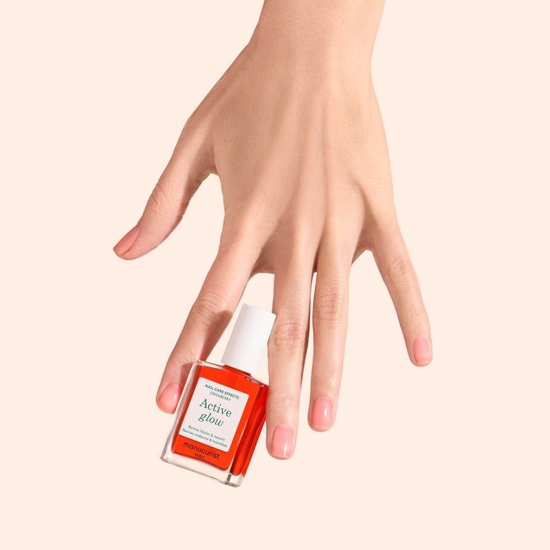 Лак для нігтів з ефектом коралового блиску Manucurist Active Glow Cranberry mc9 фото