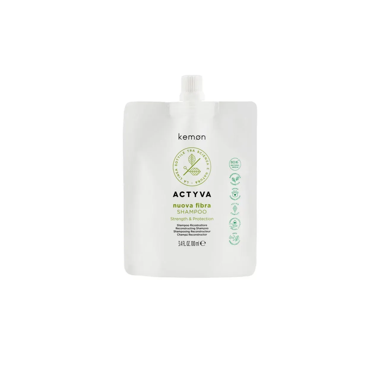 Відновлюючий шампунь Actyva Nuova Fibra Shampoo — для пошкодженого та ослабленого волосся