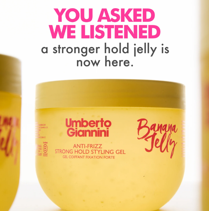 Гель сильної фіксації Banana Jelly Styling Gel Giannini  0254 фото