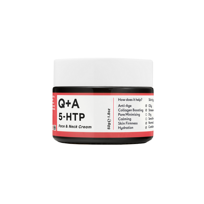 Крем для обличчя та шиї Q+A 5-HTP Face & Neck Cream qa37 фото