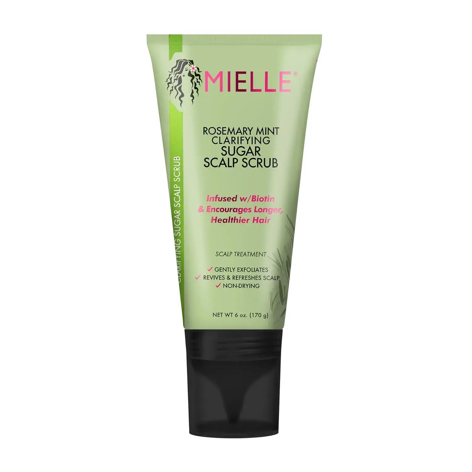 Cкраб Mielle Rosemary Mint Clarifying Sugar Scalp Scrub цукровий для шкіри голови з розмарином і м’ятою