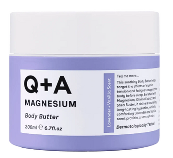Заспокійливий баттер з магнієм Q+A Magnesium Body Butter qa64 фото