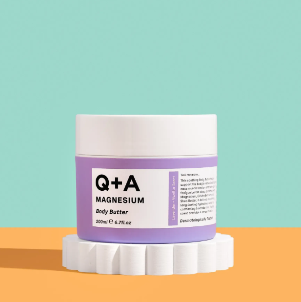 Заспокійливий баттер з магнієм Q+A Magnesium Body Butter qa64 фото