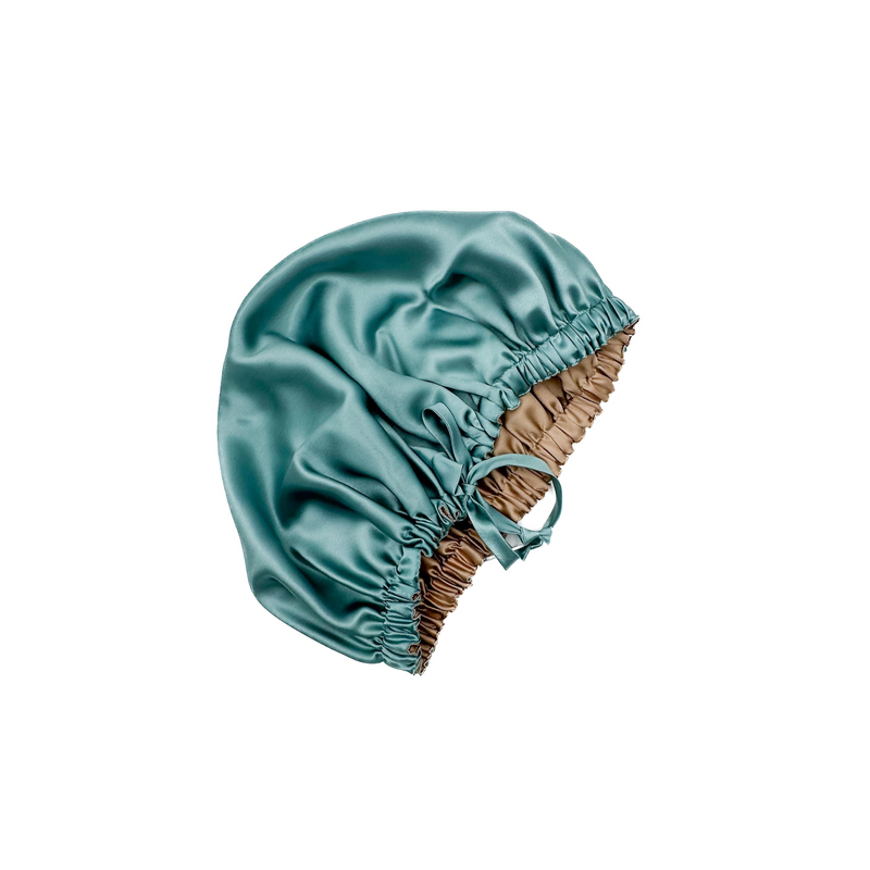 Шовкова шапочка для сну розмір М MALLOW silk 100% шовк для короткого волосся 1062 фото