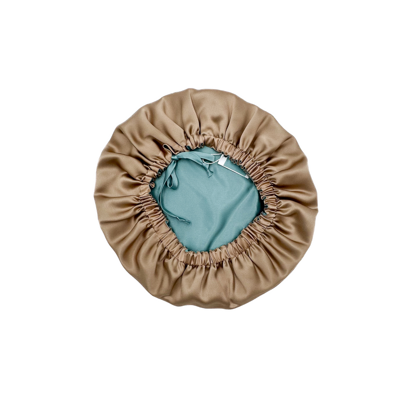 Шовкова шапочка для сну розмір М MALLOW silk 100% шовк для короткого волосся 1062 фото