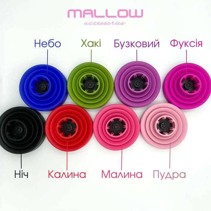 Дифузор для фена MALLOW accessories колір пудра 904 фото