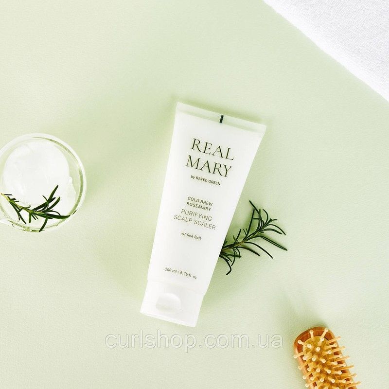 Маска Rated Green Real Mary очищаюча маска для шкіри голови з морською сіллю Для жирної шкіри голови, схильної до зуду 163 фото