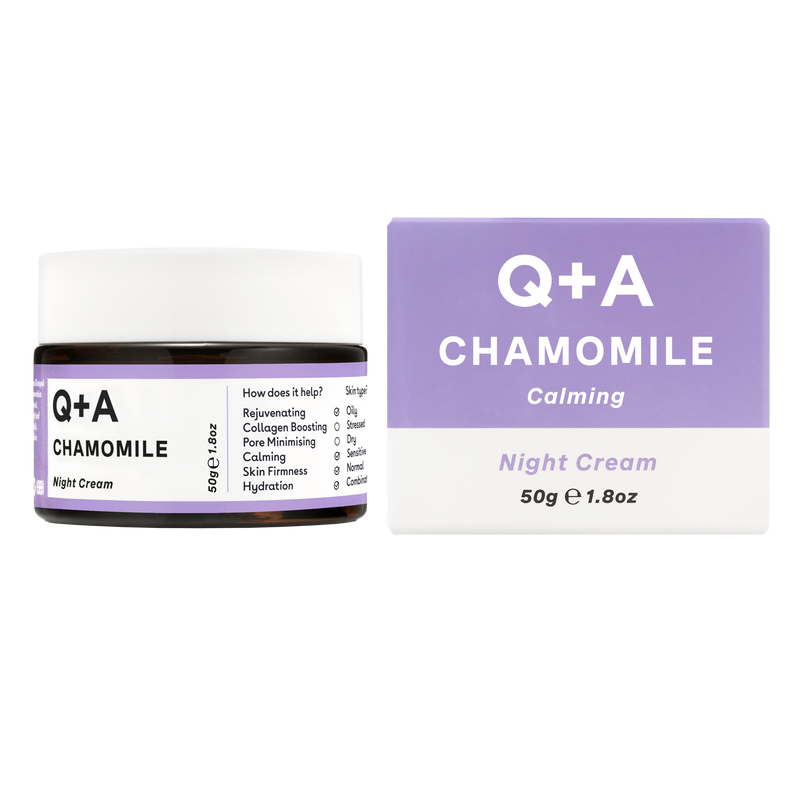 Нічний крем для обличчя Q+A Chamomile Calming Night Cream qa39 фото