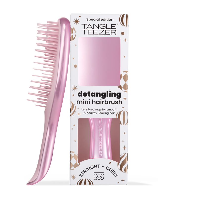 Щітка для волосся Tangle Teezer The Ultimate Detangler Chrome Mini Satin Pink tt108 фото