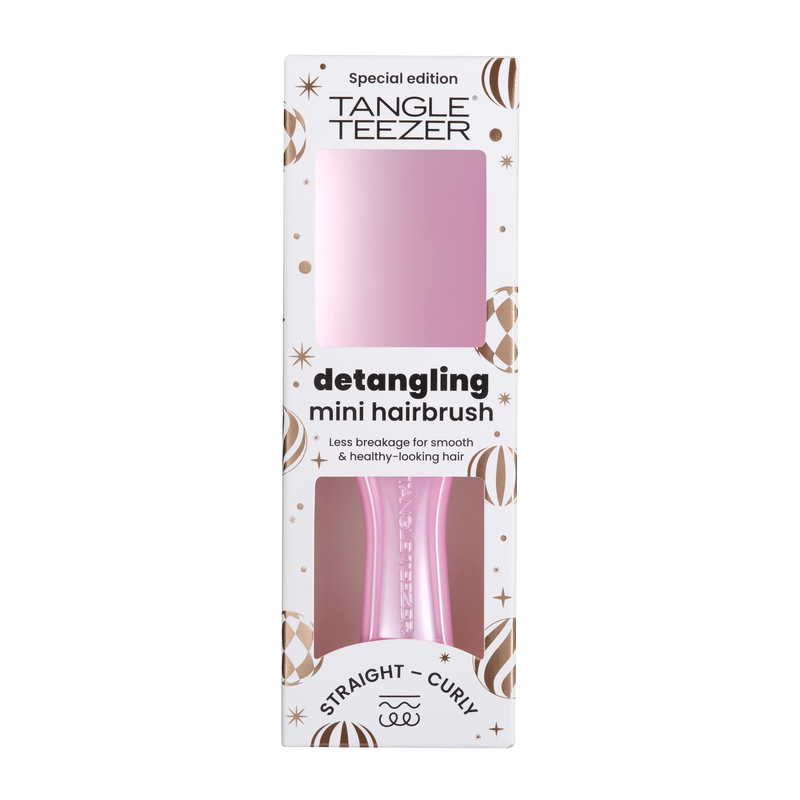 Щітка для волосся Tangle Teezer The Ultimate Detangler Chrome Mini Satin Pink tt108 фото