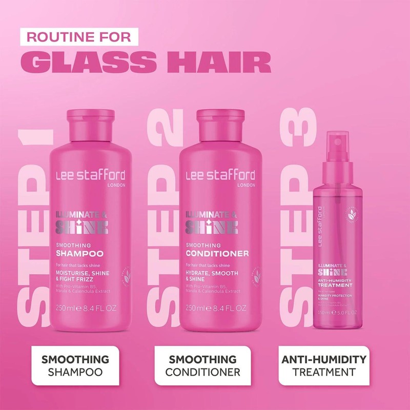 Кондиціонер Lee Stafford Illuminate & Shine Smoothing Conditioner для зволоження та блиску LFRDISC фото