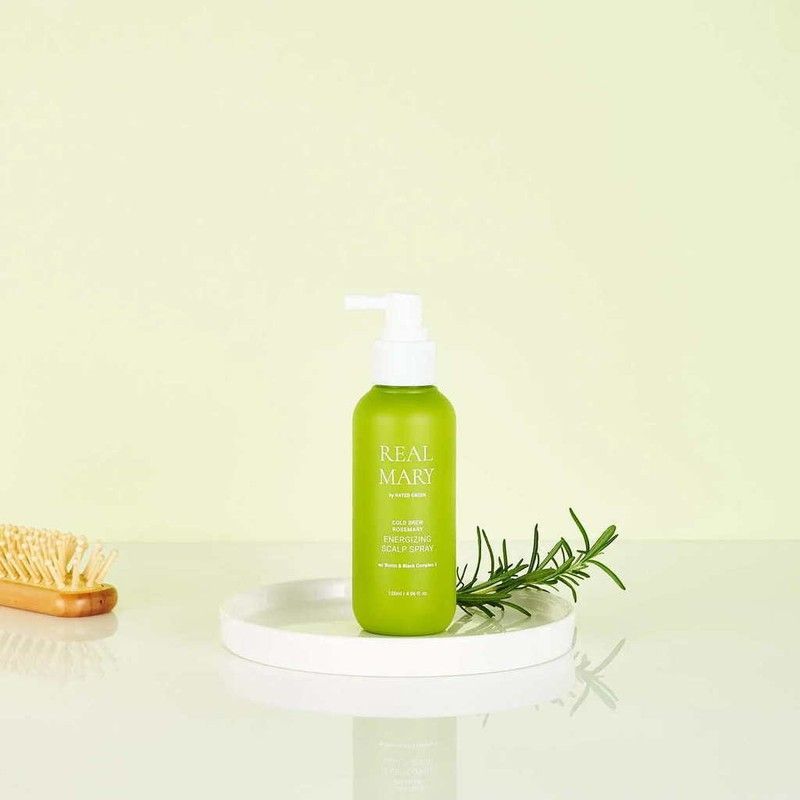 Спрей Rated Green енергетичний для шкіри голови з розмарином Real Mary Cold Brewed Rosemary Energizing Scalp Spray 951 фото