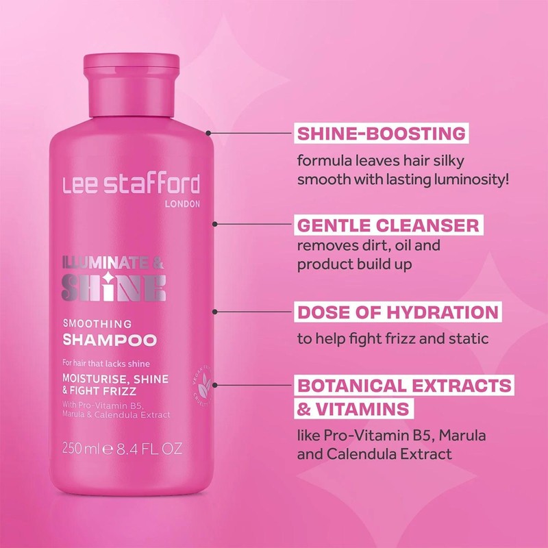 Шампунь Lee Stafford Illuminate & Shine Smoothing Shampoo розгладжуючий LFRDISS фото