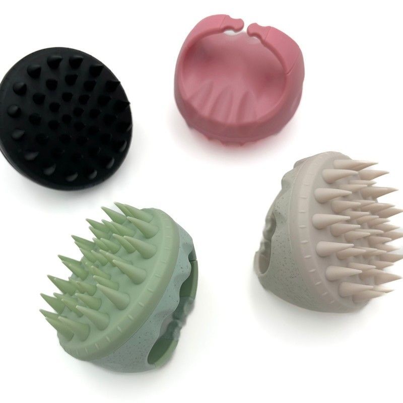 Масажна щітка Mallow Accessories Scalp Massager Brush стимулююча для шкіри голови 68413 фото