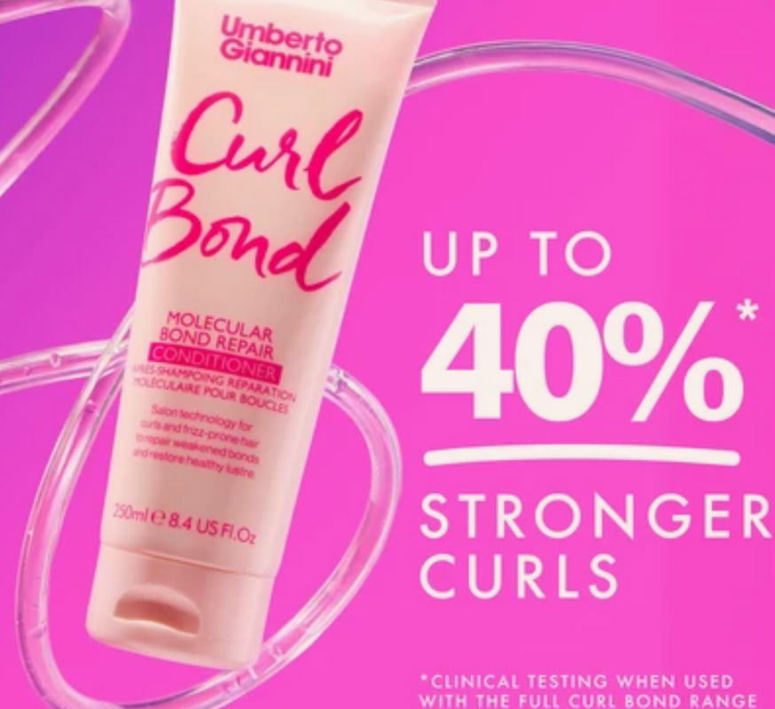 Кондиціонер для відновлення молекулярних зв&rsquo;язків волосся Curl Bond Molecular Bond Repair Conditioner Umberto Giannini 03179_1 фото