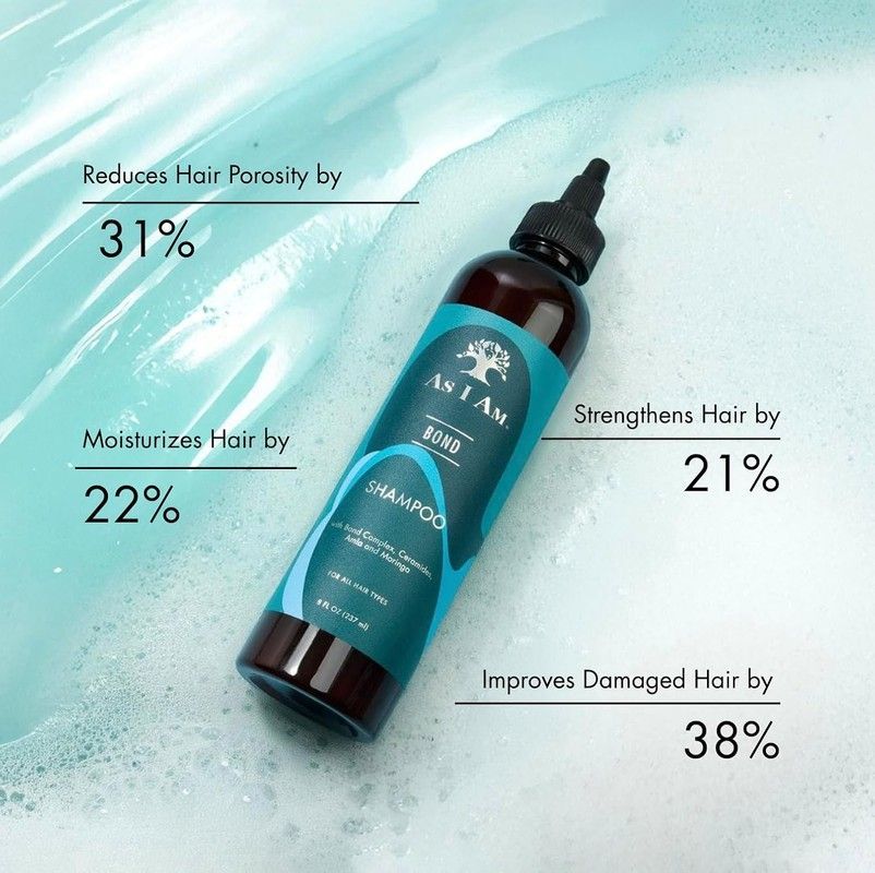 Шампунь для зволоження та відновлення As I Am Bond Shampoo 10178 фото