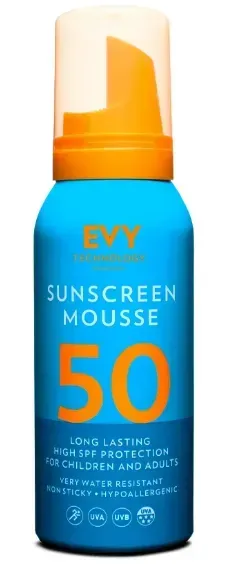 Сонцезахисний мус EVY Sunscreen Mousse SPF 50
