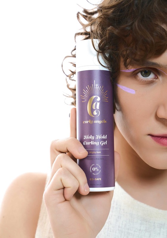 Гель сильної фіксації Curly Angels Holy Hold Curling Gel Strong Hold для кучерів CA11 фото