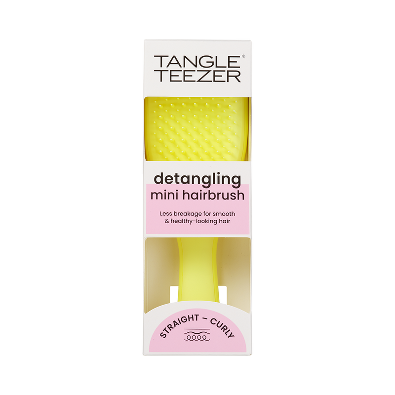 Щітка для волосся Tangle Teezer The Ultimate Detangler Mini Hyper Yellow tt23 фото