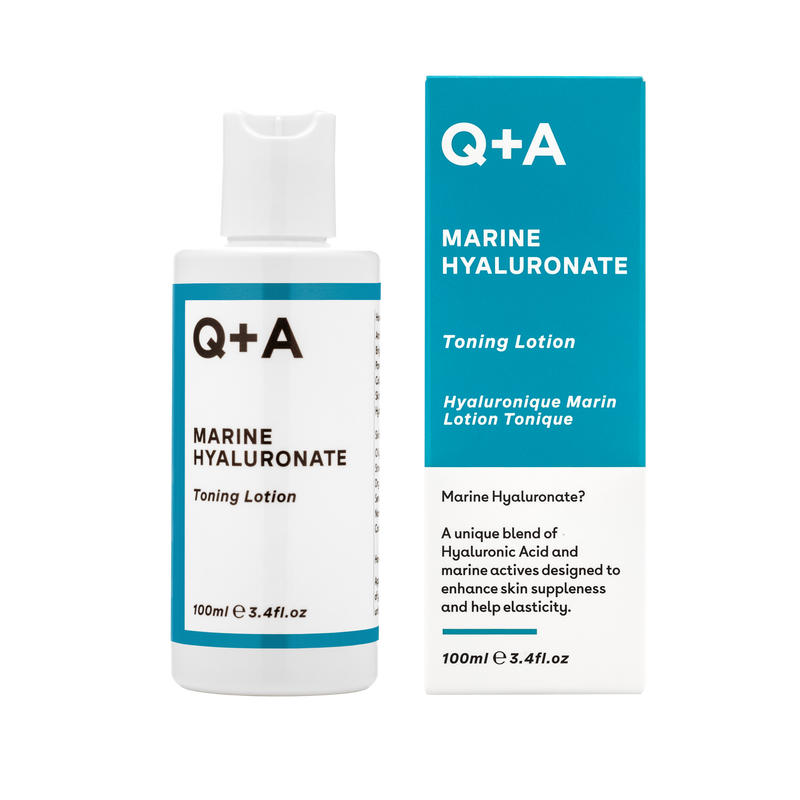 Тонізуючий лосьйон з гіалуроновою кислотою Q+A Marine Hyaluronate Toning Lotion qa45 фото