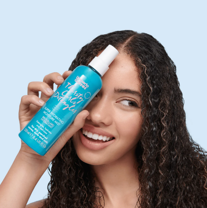 Спрей кондиціонер Umberto Giannini Thirsty Curls Detangler Super Hydrating Moisture Mist для розчісування кучерів 1525 фото