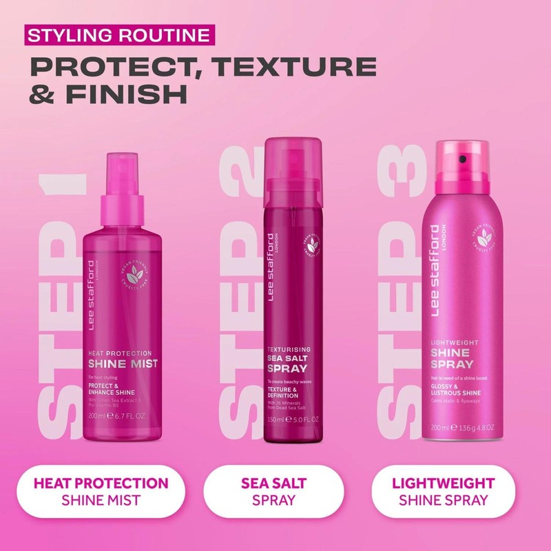 Спрей Lee Stafford для блиску Lightweight Shine Spray LSLightweightShineSpray200 фото