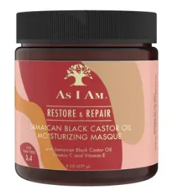 Маска As I Am Jamaican Black Castor Oil Moisturizing Masque зволожуюча з чорним касторовим маслом
