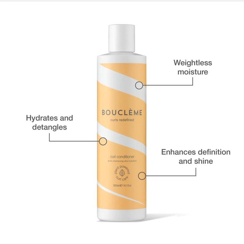 Кондиціонер Boucleme Curl Cleanser очищуючий та поживний для хвилястого та кучерявого волосся travel16 фото